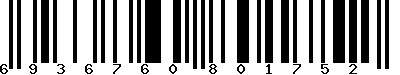 EAN-13 : 6936760801752