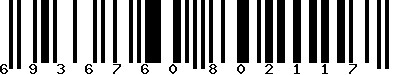 EAN-13 : 6936760802117