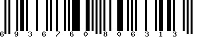 EAN-13 : 6936760806313