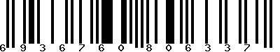 EAN-13 : 6936760806337