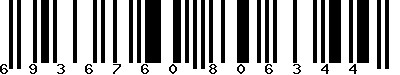 EAN-13 : 6936760806344