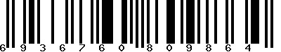 EAN-13 : 6936760809864