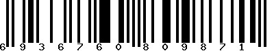 EAN-13 : 6936760809871