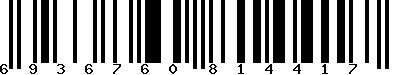 EAN-13 : 6936760814417