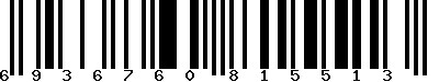 EAN-13 : 6936760815513