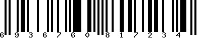EAN-13 : 6936760817234