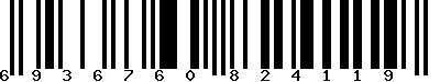 EAN-13 : 6936760824119