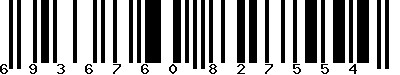 EAN-13 : 6936760827554
