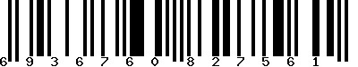 EAN-13 : 6936760827561