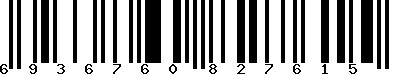 EAN-13 : 6936760827615