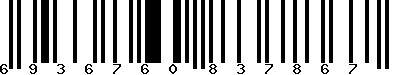 EAN-13 : 6936760837867