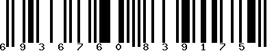 EAN-13 : 6936760839175
