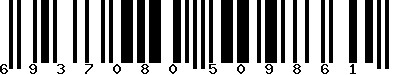 EAN-13 : 6937080509861