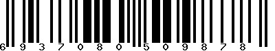 EAN-13 : 6937080509878