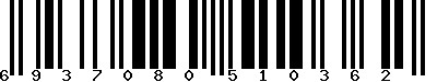 EAN-13 : 6937080510362