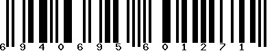 EAN-13 : 6940695601271