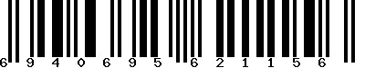 EAN-13 : 6940695621156