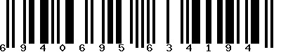 EAN-13 : 6940695634194