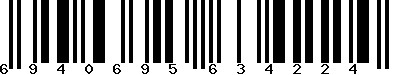 EAN-13 : 6940695634224