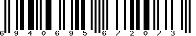 EAN-13 : 6940695672073