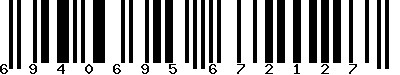 EAN-13 : 6940695672127