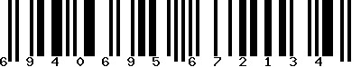 EAN-13 : 6940695672134