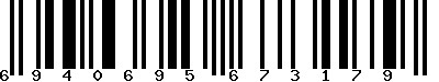 EAN-13 : 6940695673179