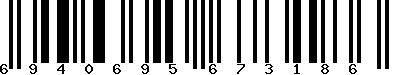 EAN-13 : 6940695673186