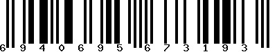 EAN-13 : 6940695673193