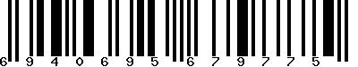 EAN-13 : 6940695679775