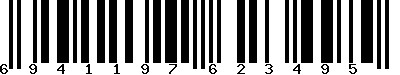 EAN-13 : 6941197623495