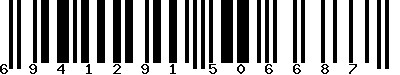 EAN-13 : 6941291506687