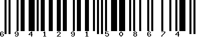 EAN-13 : 6941291508674