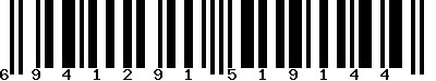 EAN-13 : 6941291519144