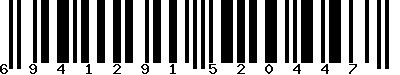 EAN-13 : 6941291520447