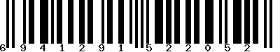EAN-13 : 6941291522052