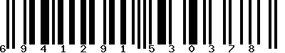 EAN-13 : 6941291530378