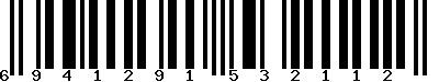 EAN-13 : 6941291532112