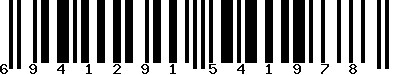 EAN-13 : 6941291541978