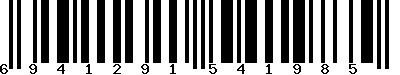 EAN-13 : 6941291541985