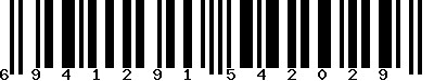 EAN-13 : 6941291542029