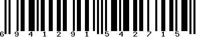 EAN-13 : 6941291542715