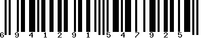 EAN-13 : 6941291547925