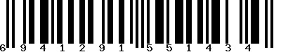 EAN-13 : 6941291551434