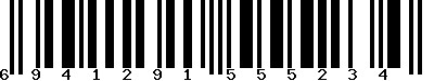 EAN-13 : 6941291555234