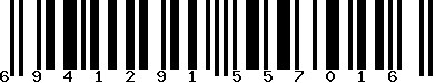 EAN-13 : 6941291557016