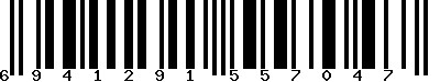 EAN-13 : 6941291557047