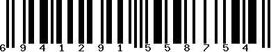 EAN-13 : 6941291558754