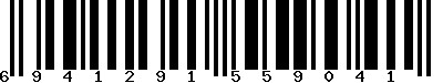 EAN-13 : 6941291559041