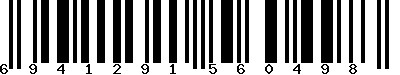 EAN-13 : 6941291560498